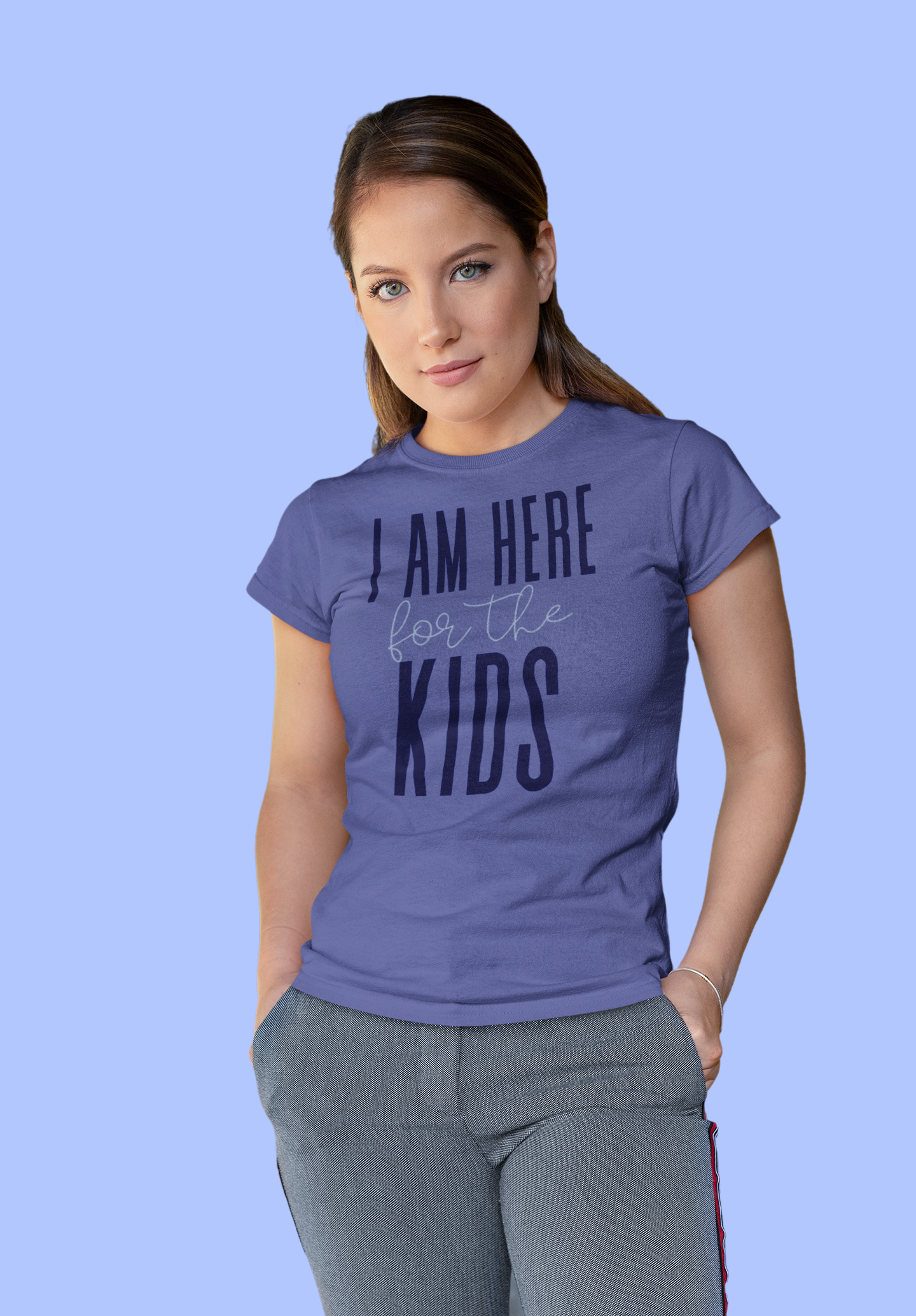 "I am Here for the Kids" Shirt