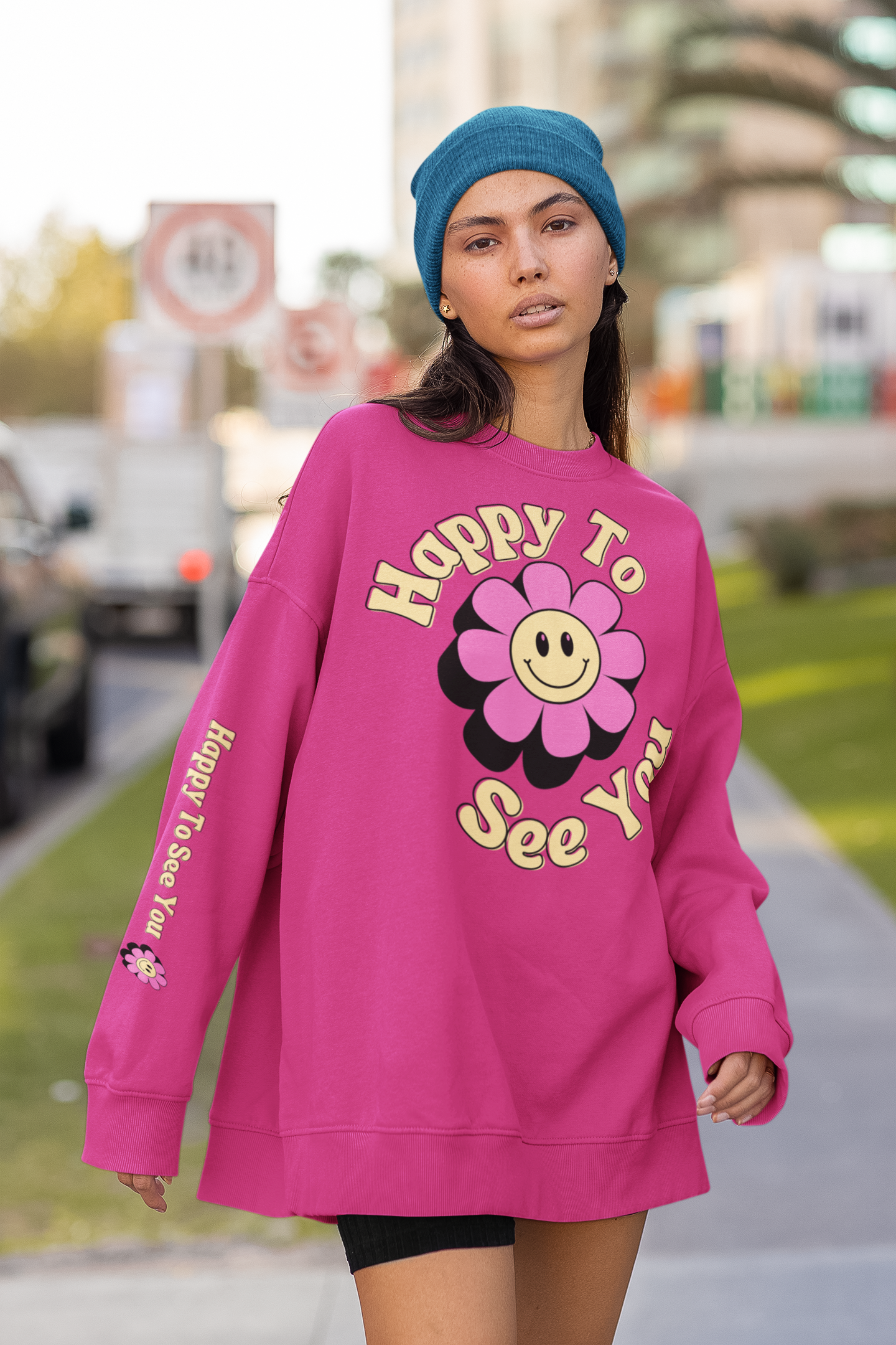 "Happy to See You" Sweatshirt